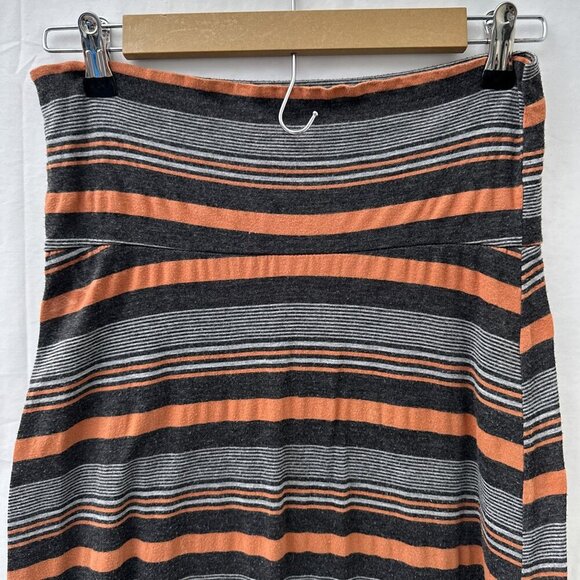 Promesa Striped Multicolor Pull On A-Line Stretch Maxi Skirt Women 28 - Picture 7 of 7